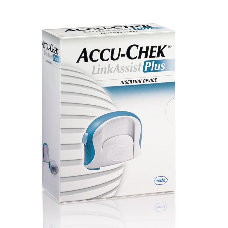 Accu-Chek LinkAssist Plus Setzhilfe für Insight Flex Kanülen Verpackung