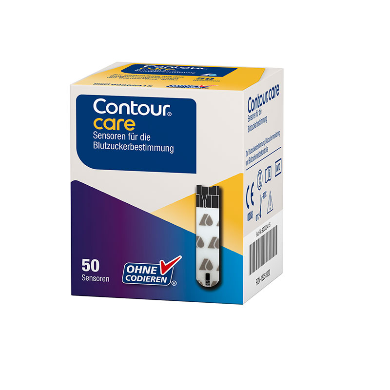 CONTOUR CARE Sensoren 50 Stück Verpackung