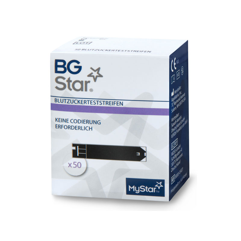 BG Star Teststreifen Verpackung