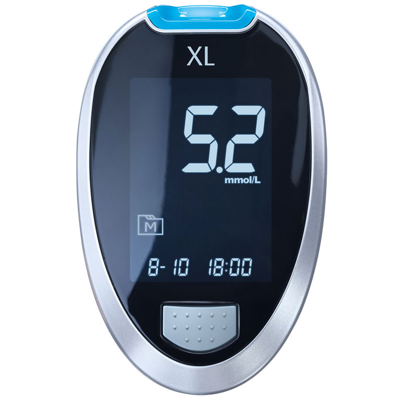 GlucoCheck XL Blutzuckermessgerät mmol/l Gerät