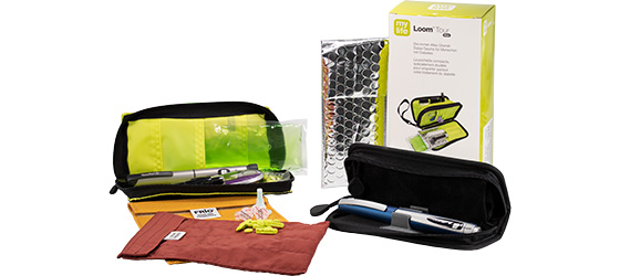 Verschiedene Insulinpens und Kanülen